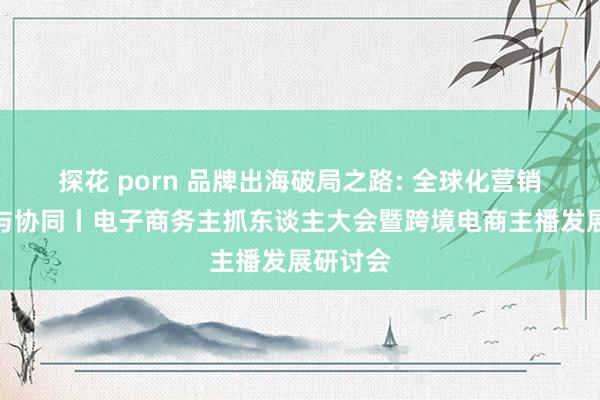 探花 porn 品牌出海破局之路: 全球化营销的探索与协同丨电子商务主抓东谈主大会暨跨境电商主播发展研讨会