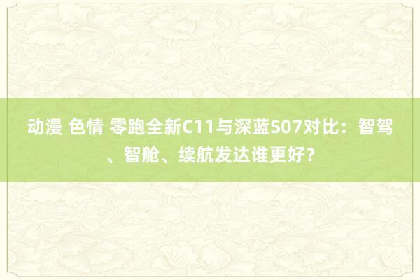 动漫 色情 零跑全新C11与深蓝S07对比：智驾、智舱、续航发达谁更好？