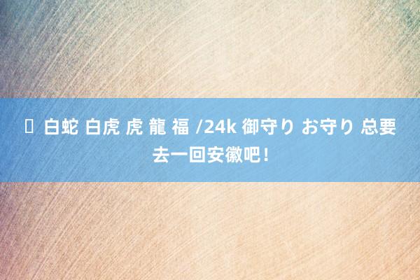 ✨白蛇 白虎 虎 龍 福 /24k 御守り お守り 总要去一回安徽吧！