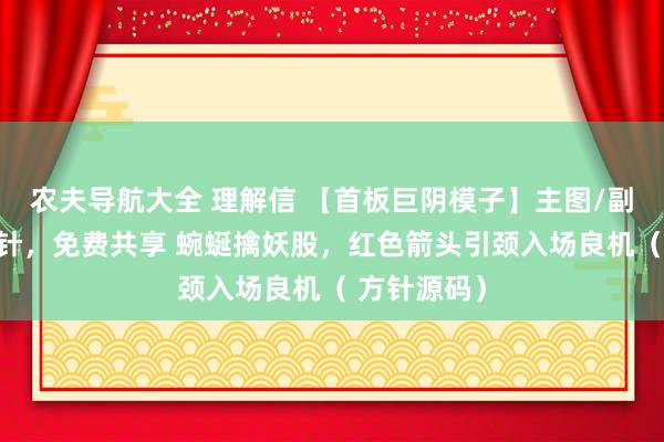 农夫导航大全 理解信 【首板巨阴模子】主图/副图/选股方针，免费共享 蜿蜒擒妖股，红色箭头引颈入场良机（ 方针源码）